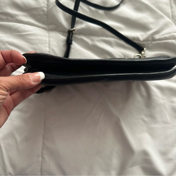 Vintage Coach Lyla Double Gusset Crossbody Bag Black - Picture 11 of 12